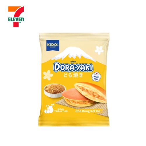 Bánh Dorayaki Kido Nhân Chà Bông 30g Kido | Giao gấp từ 7-Eleven gần ...